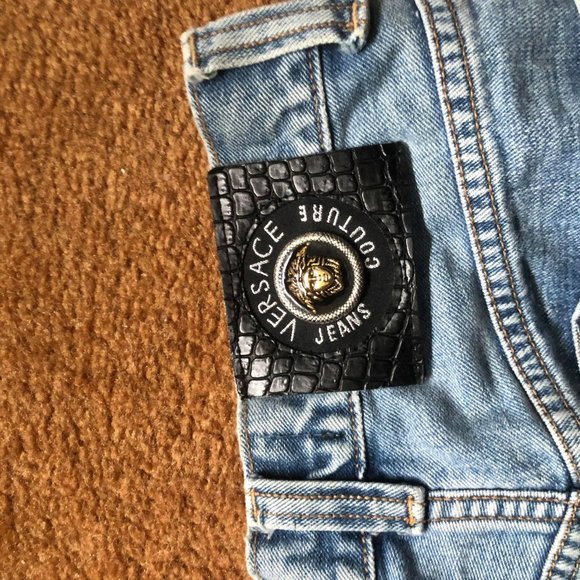 Vintage 90s VERSACE JEANS COUTURE Denim | piece #276027 - Picture 3 of 4